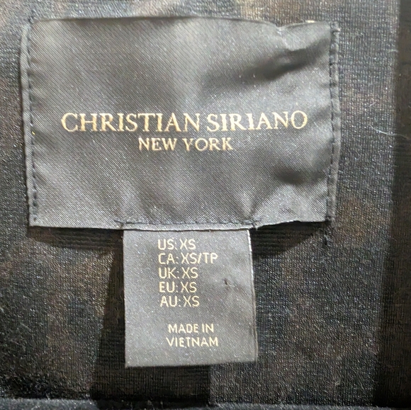 Extra Small Christian Siriano Leopard Print Blazer - Picture 3 of 5